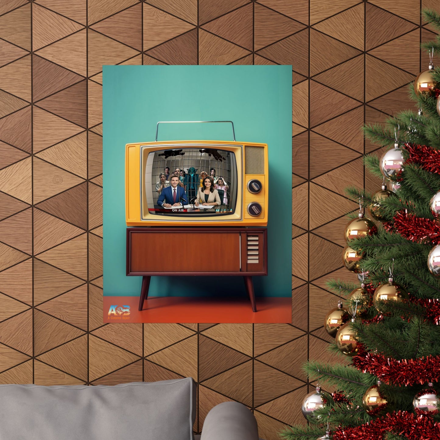 A Curious Beast - M.E.D.I.A. Series Matte Vertical Posters 22" x 30"