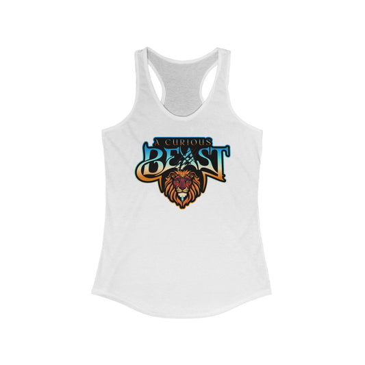 Women's Ideal Racerback Tank - A Curious Beast Official Logo T-Shirt - ACB Band soft Premium Quality Shirt. NextLevel