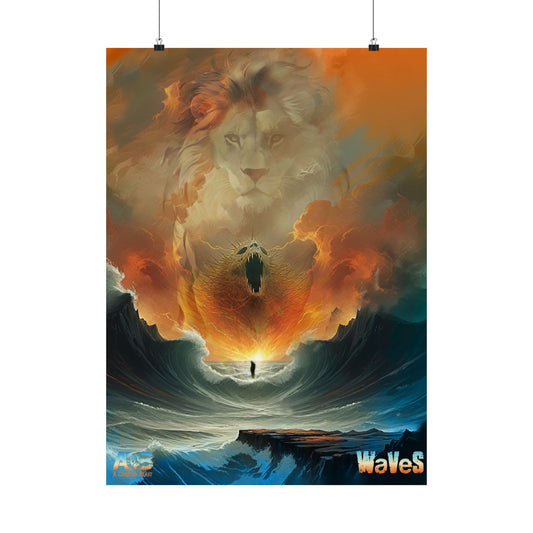 A Curious Beast - WaVeS Series Matte Vertical Posters 22" x 30"