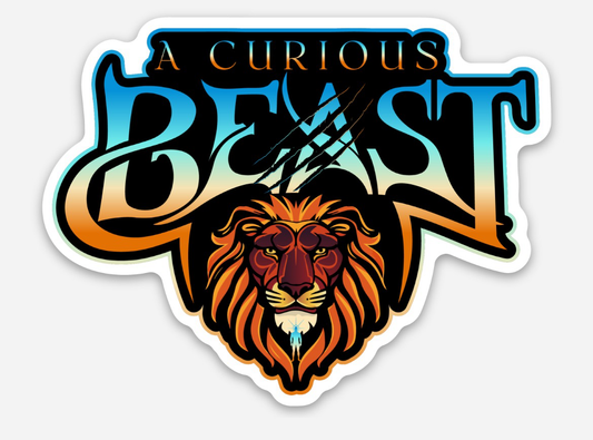 A Curious Beast Official Sticker - 3" x 2.25" Free Shipping